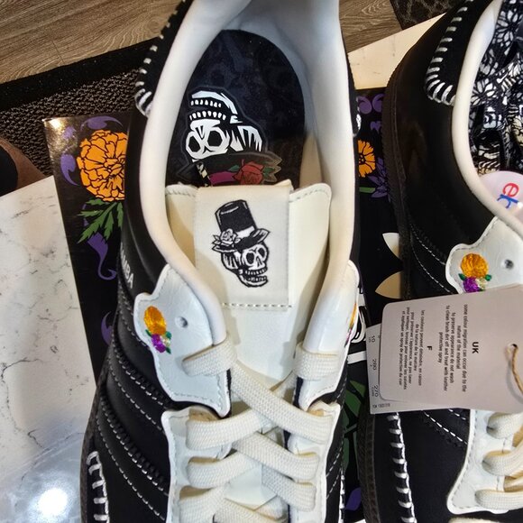 Adidas x Día de Los Muertos - Samba OG Black Men's Size 10 J13932 Sneaker NEW - Picture 11 of 15